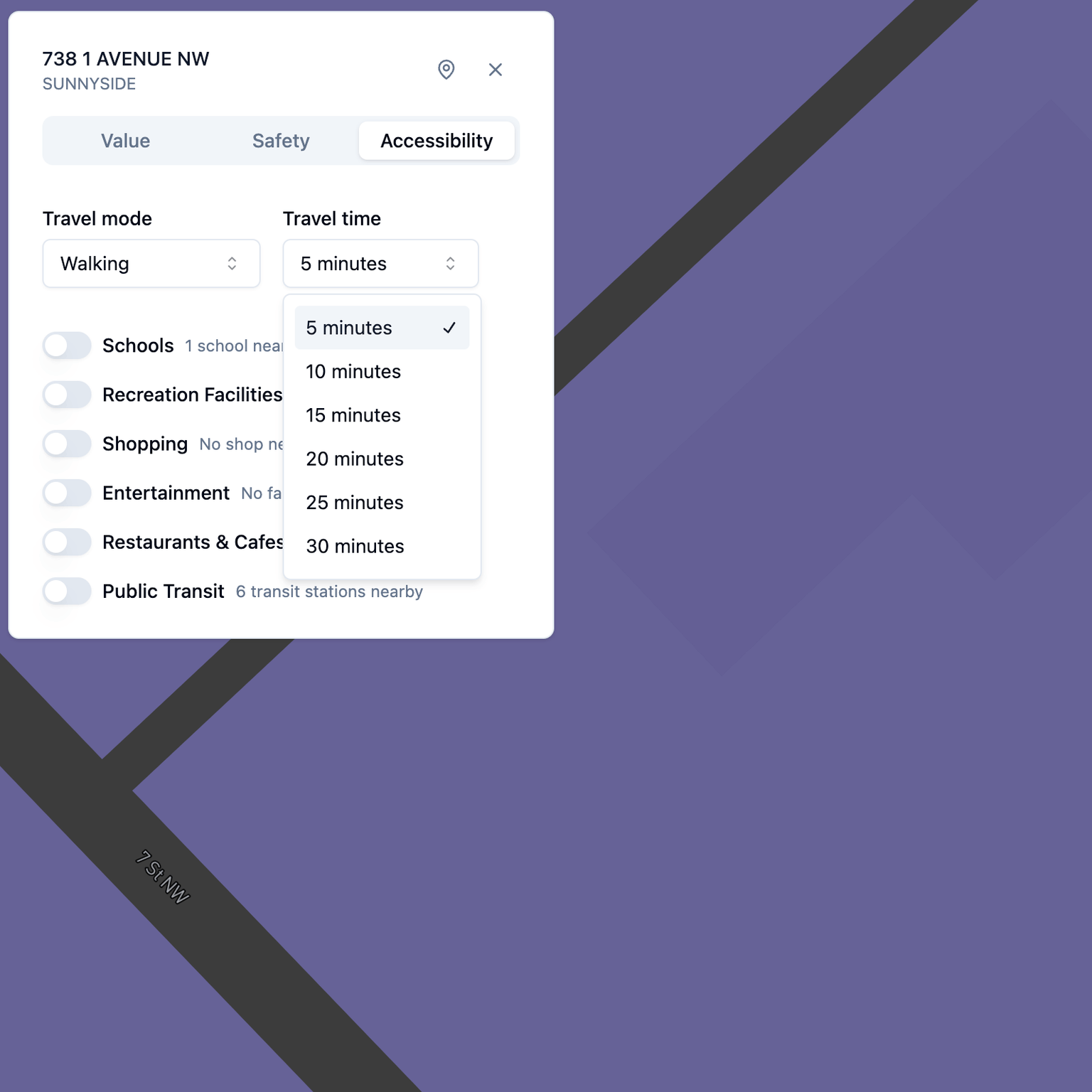 Travel time control demonstration